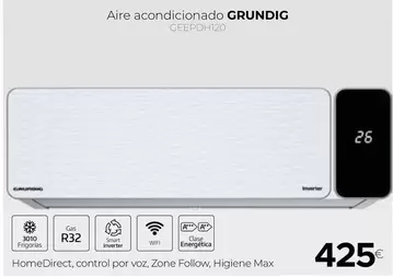 Oferta de Grundig - Aire Acondicionado GEEPDH120  por 425€ en Tien 21