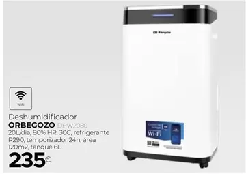 Oferta de Orbegozo - Deshumidificador DHW2080 por 235€ en Tien 21