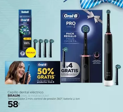 Oferta de Braun - Cepillo Dental Electrico por 58€ en Tien 21