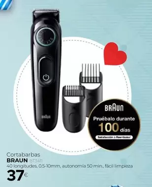 Oferta de Braun - Cortabarbas por 37€ en Tien 21