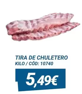 Oferta de Tira De Chuletero por 5,49€ en Dialsur Cash & Carry