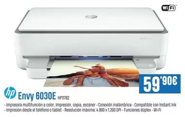 Oferta de HP - Envy 6030E por 59,9€ en Beep