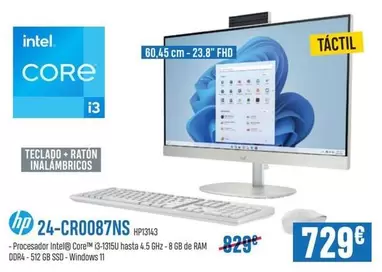 Oferta de Intel - 24-cr0087ns por 729€ en Beep