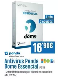 Oferta de Panda - Antivirus Dome Essencial por 16,9€ en Beep