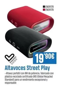 Oferta de Energy Sistem - Altavoces Street Play por 19,9€ en Beep