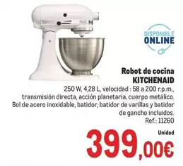 Oferta de Kitchenaid - Robot De Cocina por 399€ en Makro