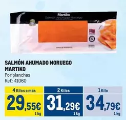 Oferta de Martiko - Salmón Ahumado Noruego por 34,79€ en Makro