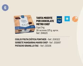 Oferta de Chef - Tarta Muerte Por Chocolate en Makro