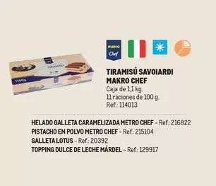 Oferta de Makro - Tiramisu Savoiardi en Makro