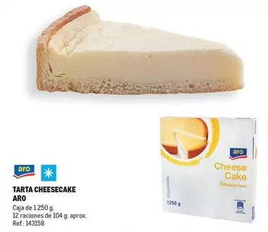 Oferta de Aro - Tarta Cheescake en Makro