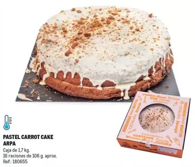 Oferta de Arpa - Pastel Carrot Cake en Makro