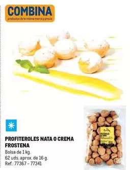 Oferta de Frostena - Profiteroles Nata O Crema en Makro