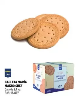 Oferta de Makro chef - Galleta María en Makro