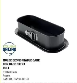 Oferta de Ibili - Molde Desmontable Cake Con Base Extra en Makro