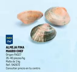 Oferta de Makro - Almeja Fina en Makro