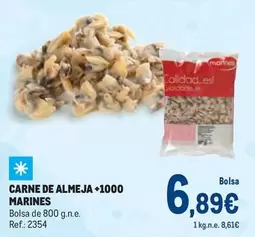 Oferta de Carne De Almeja +1000 Marines por 6,89€ en Makro