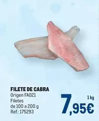 Oferta de Origen - Filete De Cabra por 7,95€ en Makro