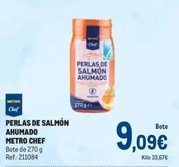 Oferta de Chef -  Perlas De Salmon Ahumado por 9,09€ en Makro