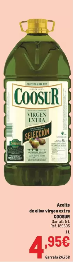 Oferta de Coosur - Assiette De Oliva Virgen Extra por 4,95€ en Makro