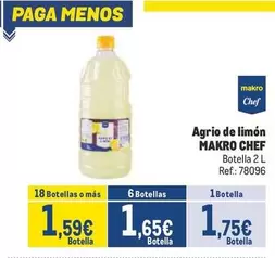 Oferta de Makro - Agrio De Limon por 1,75€ en Makro