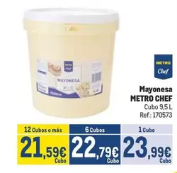 Oferta de Chef - Mayonesa por 23,99€ en Makro