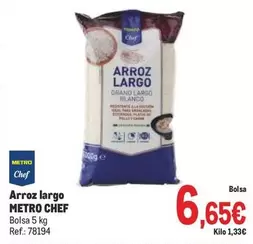 Oferta de Chef - Arroz Largo por 6,65€ en Makro