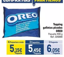 Oferta de Oreo - Topping Galletas Picadas por 6,05€ en Makro