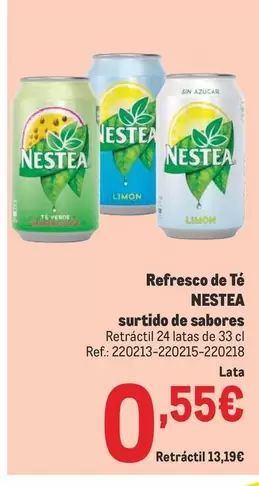 Oferta de Nestea - Refresco De Te por 0,55€ en Makro