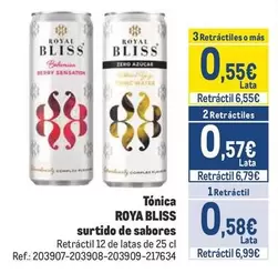 Oferta de Royal - Tonica Surtido De Sabores por 0,58€ en Makro