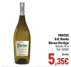 Oferta de Protos - D.o. Rueda Blanco Verdejo por 5,35€ en Makro