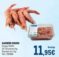 Oferta de Origen - Gambón Crudo por 11,95€ en Makro