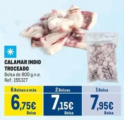 Oferta de Calamar Indio Troceado por 7,95€ en Makro