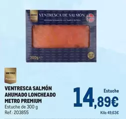 Oferta de Premium - Ventresca Salmón Ahumado Loncheado por 14,89€ en Makro