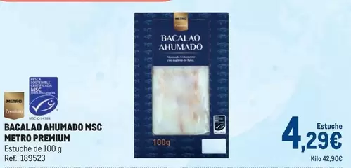 Oferta de Premium - Bacalao Ahumado Msc por 4,29€ en Makro