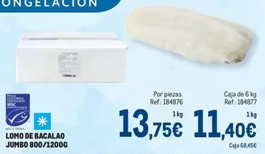 Oferta de Jumbo - Lomo De Bacalao por 11,4€ en Makro