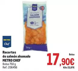 Oferta de Chef - Recortes De Salmon Ahumado por 17,9€ en Makro