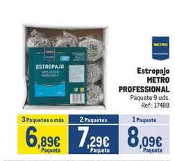 Oferta de Metro Professional - Estropajo por 8,09€ en Makro