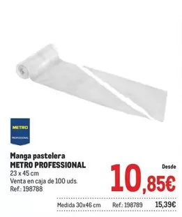 Oferta de Metro Professional - Manga Pastelera por 10,85€ en Makro