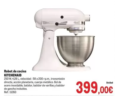 Oferta de Kitchenaid - Robot De Cocina por 399€ en Makro