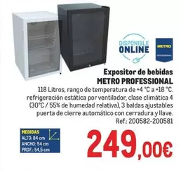 Oferta de Metro Professional - Expressor De Bebidas por 249€ en Makro