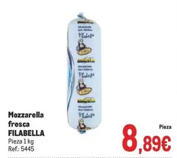 Oferta de Filabella - Mozzarella Fresca por 8,89€ en Makro