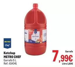 Oferta de Chef - Ketchup por 7,99€ en Makro