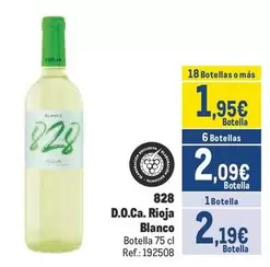 Oferta de Blanco - D.o.ca. Rioja por 2,19€ en Makro