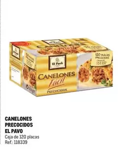 Oferta de El Pavo - Canelones Precocidos en Makro