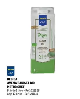 Oferta de Chef - Bebida Avena Barista Bio en Makro