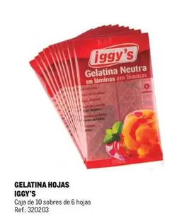 Oferta de Iggy's - Gelatina Hojas en Makro