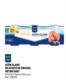 Oferta de Chef - Atún Claro En Aceite De Girasol en Makro