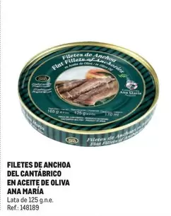 Oferta de Filetes De Anchoa Del Cantábrico En Aceite De Oliva en Makro