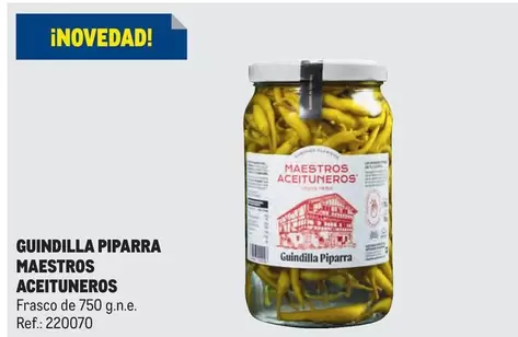 Oferta de Maestros Aceituneros - Guindilla Piparra en Makro