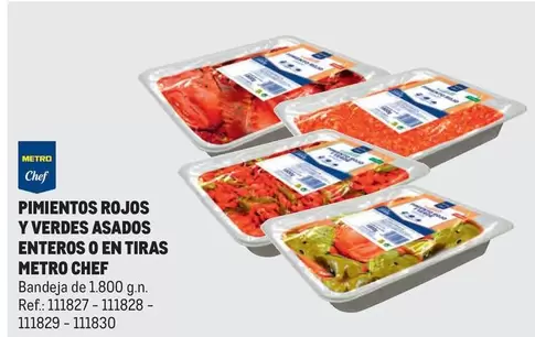 Oferta de Chef - Pimientos Rojos Y Verdes Asados Enteros O En Tiras en Makro